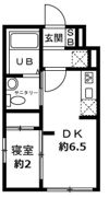 アスコット八幡の間取り画像