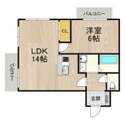 JMRレジデンス新大阪(旧メロディハイム新大阪)の間取り画像