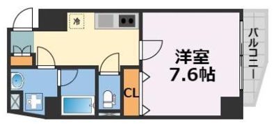 モンサンミッシェル北浜の間取り画像