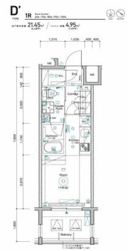 B CITY YOKOHAMA STATION SQUAREの間取り画像