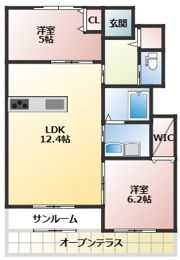 グランドールメイの間取り画像