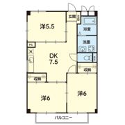 KCハイツの間取り画像