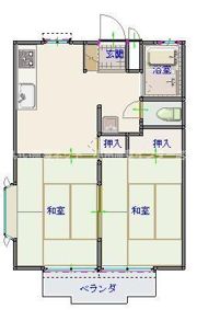 ブルーハイムの間取り画像