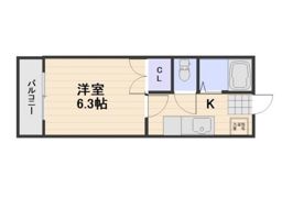 シャルムパレスAの間取り画像