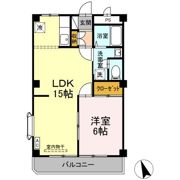 ニューエクセル三宅 Dの間取り画像
