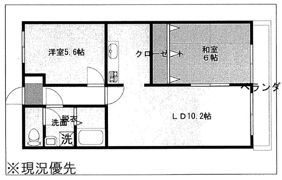 アベニュー弐番舘の間取り画像