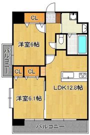 ガーデン・コートSUNATSUの間取り画像