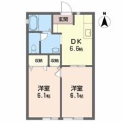 メゾン北野3の間取り画像