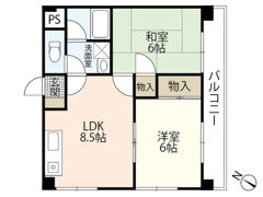 太陽ビルの間取り画像