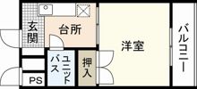 グレース中広通りの間取り画像