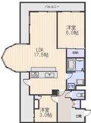 エクセレント旭川の間取り画像