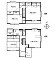 東区南古都戸建の間取り画像