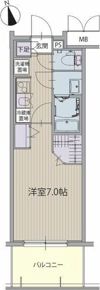 パルティール植田アネックスの間取り画像