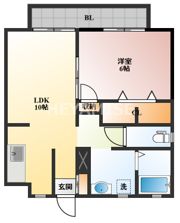 プチメゾン若葉Iの間取り画像