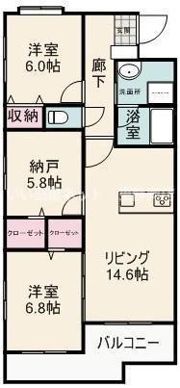 グランデストーリアの間取り画像