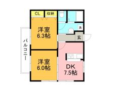 コネクションハウスⅡの間取り画像