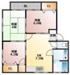 コーポラス文珠の間取り画像