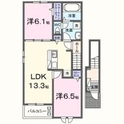 ラ クラルテ aの間取り画像