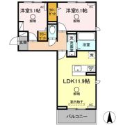 セキュレア合志の間取り画像