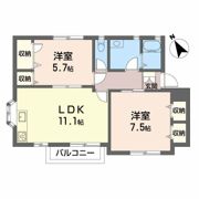 ファミールアルファ A棟の間取り画像