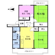 パストラル菅原Ⅱの間取り画像