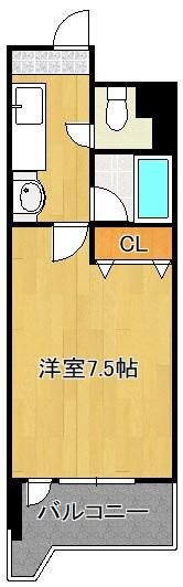 ニューサンリバー6番館の間取り画像