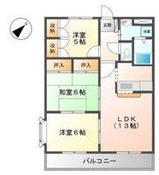 フォレストハイムDの間取り画像