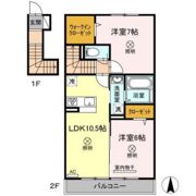 グラシューヴェルジェ A棟の間取り画像