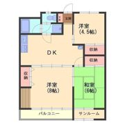 レジデンスムライの間取り画像