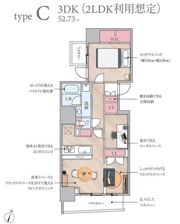 S－RESIDENCE日本橋馬喰町Aereの間取り画像