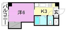 Y’sコート福音寺の間取り画像