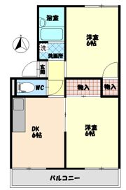 セジュール住吉 A棟の間取り画像