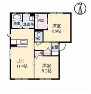 トワアムール A棟の間取り画像