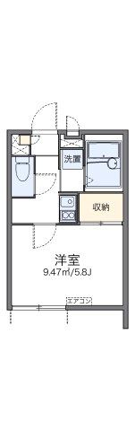 レオパレスヴァンベールⅡの間取り画像