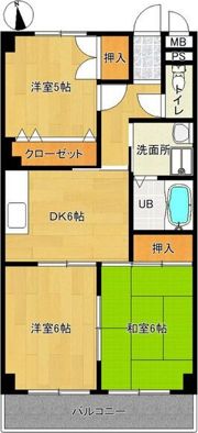 パレスグリーミーIIIの間取り画像