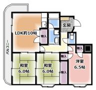 樂友コーポ3号館の間取り画像