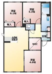 クラヴィエ宮内の間取り画像