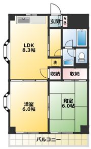 ラ・フォンテーヌの間取り画像