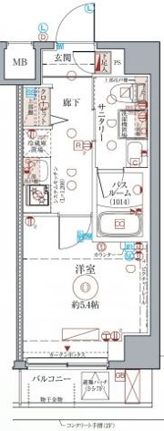クレヴィスタ高円寺の間取り画像