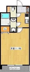 クロノス22上熊本の間取り画像