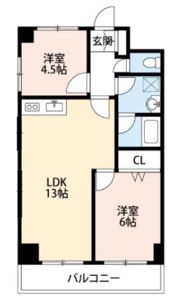 スライヴ21の間取り画像