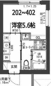 フラシア東品川の間取り画像