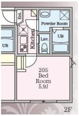新築貸アパートの間取り画像