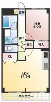 ハイデンスホンダの間取り画像
