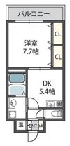 ハロ上町の間取り画像