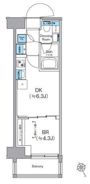クレヴィアリグゼ日暮里根岸の間取り画像