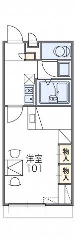 レオパレス播磨Ⅱの間取り画像