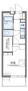 レオパレスエクセル ケンⅢの間取り画像