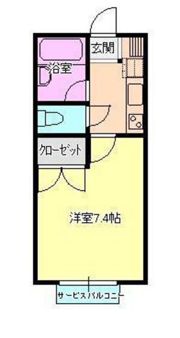 メゾンすみれB棟の間取り画像