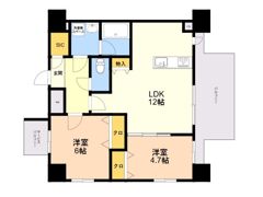 MODERN PALAZZO 博多デュオグランデEastの間取り画像